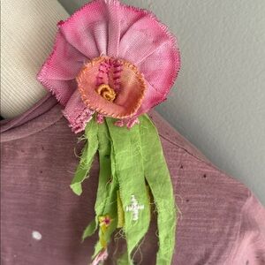 OOAK Orchid Brooch/pin